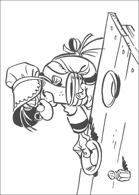 Plansa de colorat cu Lucky Luke 11 3